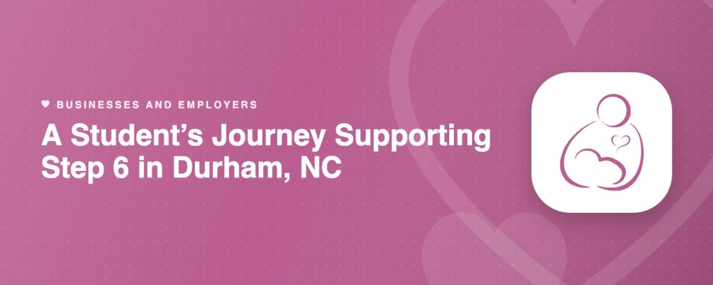 A Student’s Journey Supporting Step 6 in Durham, NC