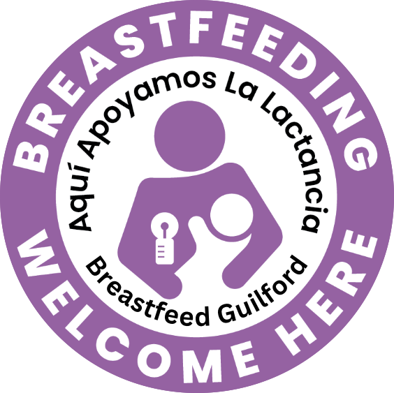 Breastfeed Guilford: Breastfeeding Welcome Here logo