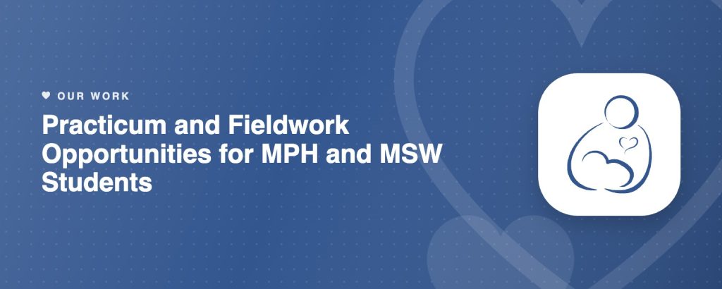 Practicum and Fieldwork Opportunities for MPH and MSW Students