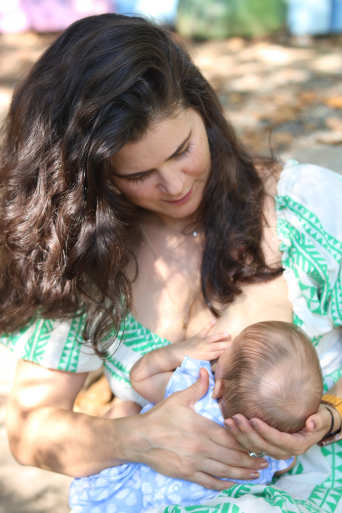 Mother nursing infant